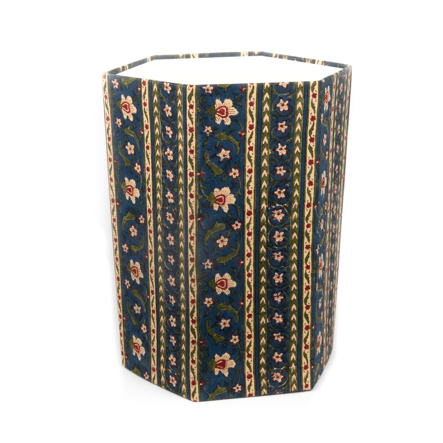 Navy Floral Stripe