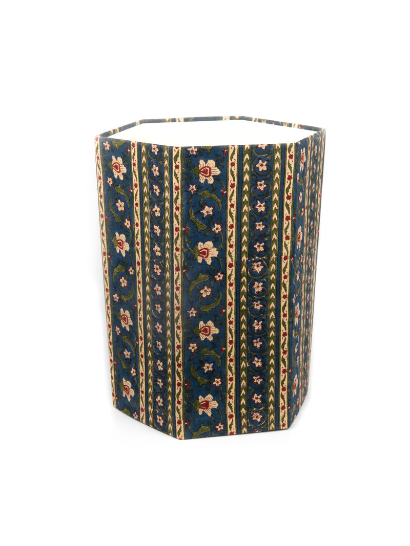 Navy Floral Stripe