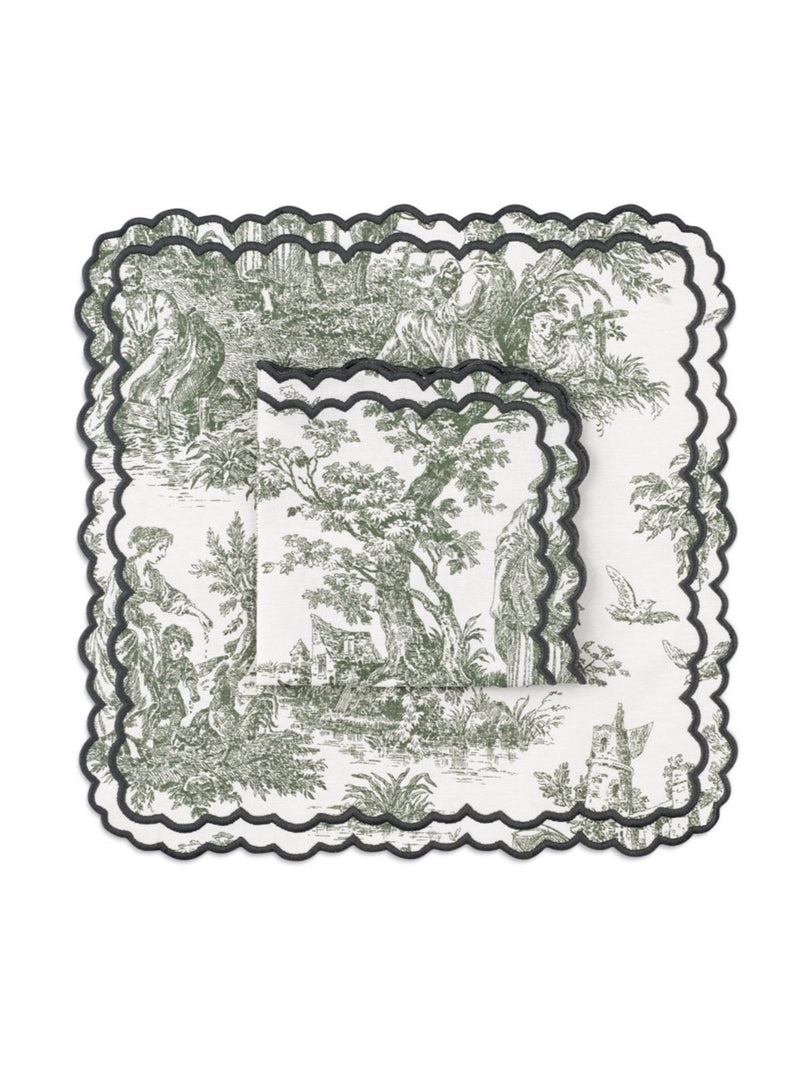 Forest Green Toile