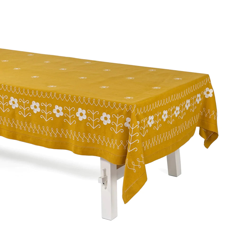 Menya Embroidered Tablecloth