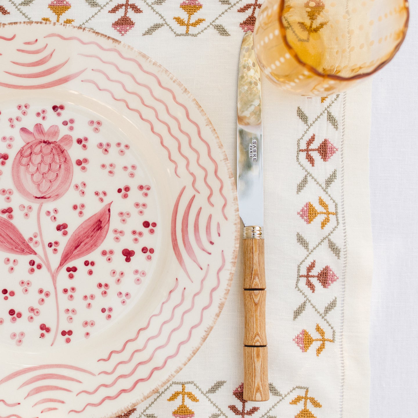 Rose Bud Placemat, Set of 2