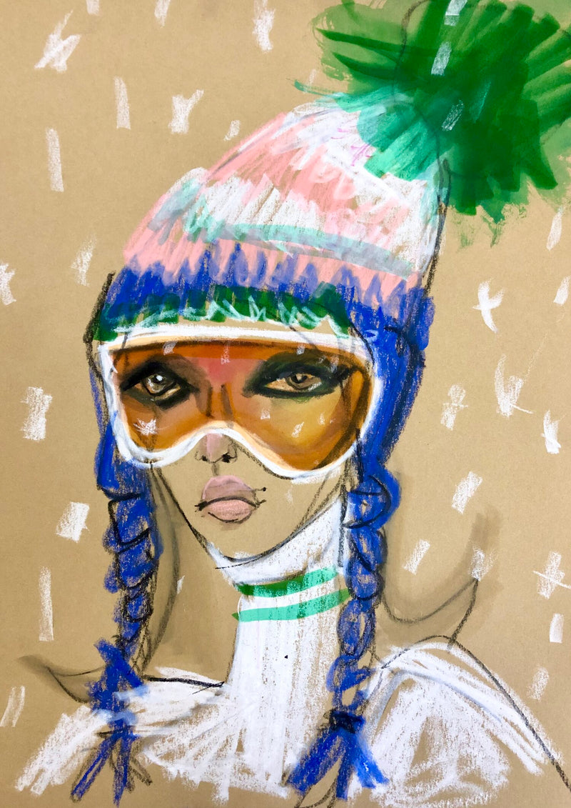 Ski Hat Print