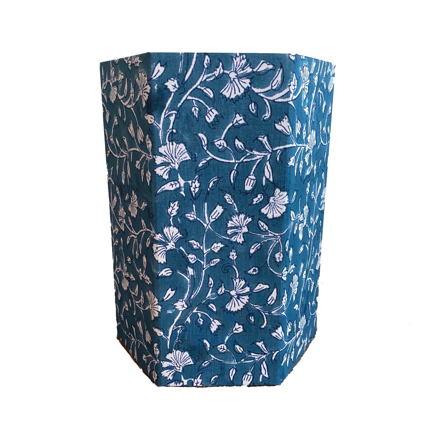 Dark Blue & White Floral