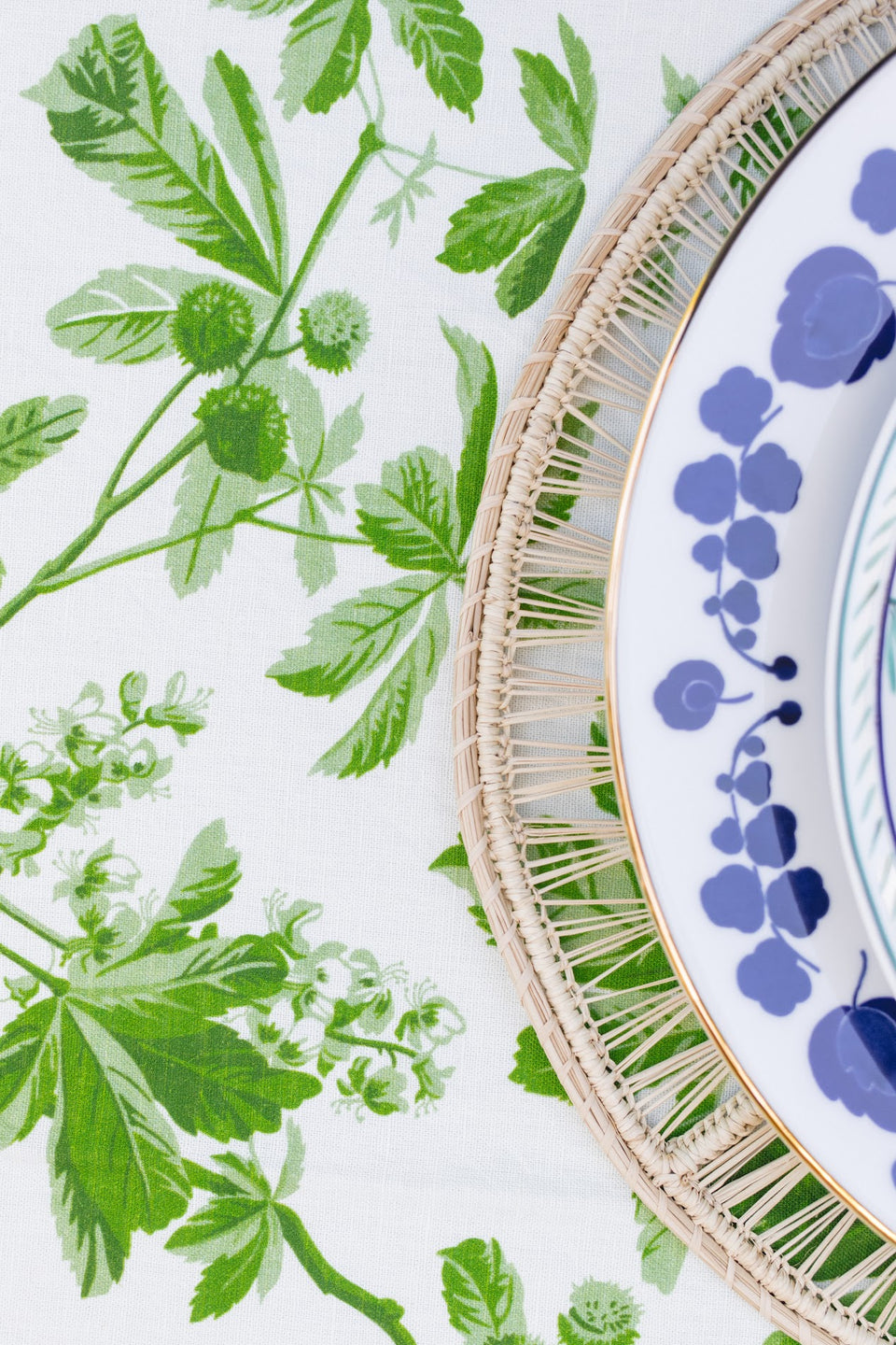 Wildbird Blu Charger Plate