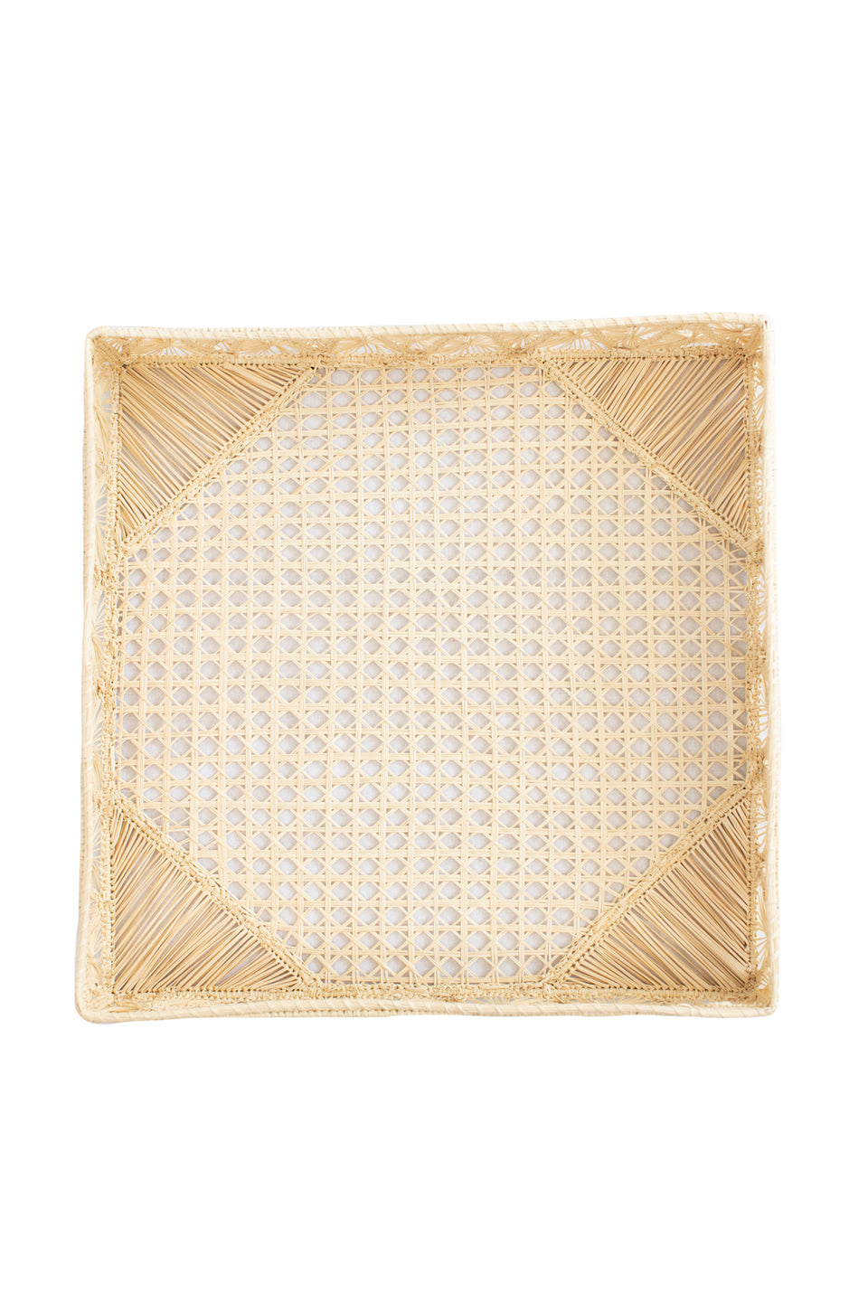 Large Square Woven Tray