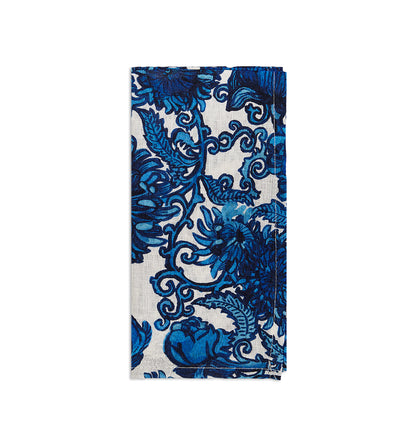 Blue Anemone Napkins, Set of 2