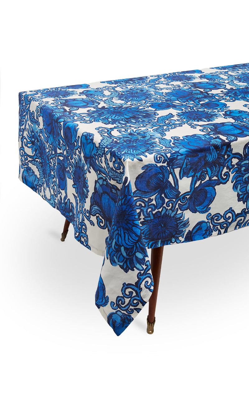 Blue Anemone Tablecloth