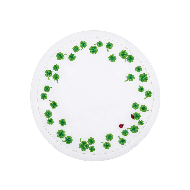 Clover Embroidered Placemat, Set of 2