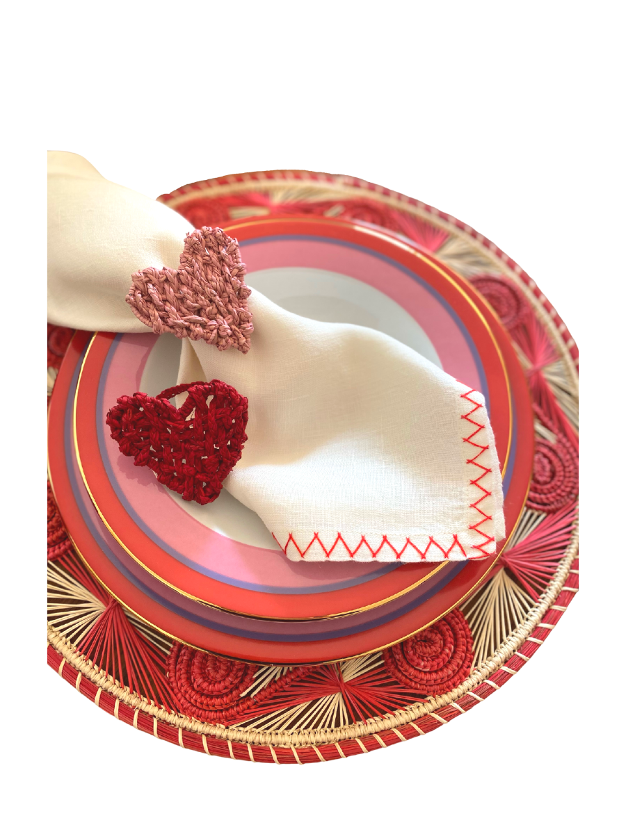 Heart Napkin Ring, Set of 2