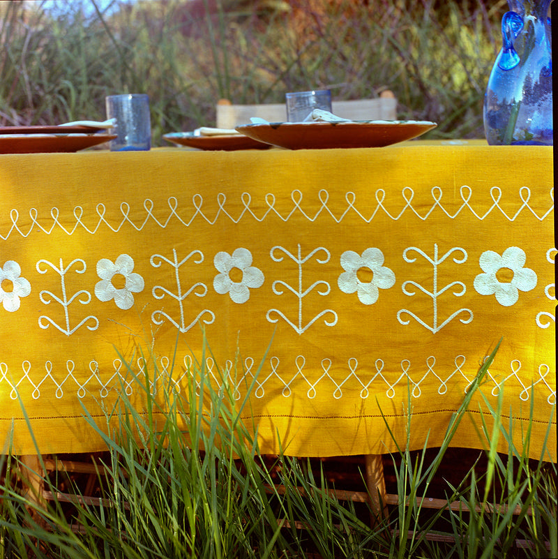Menya Embroidered Tablecloth