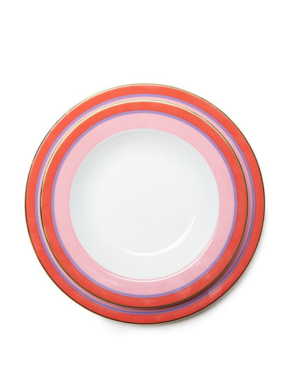 Rainbow Soup & Dinner Plate Set