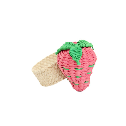 Strawberry Napkin Ring, Set of 2