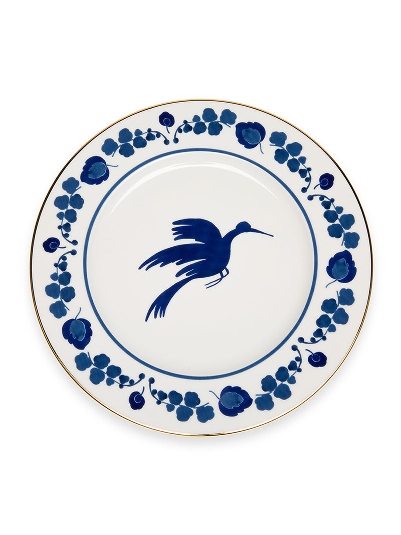 Wildbird Blu Charger Plate