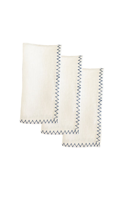 Zig Zag Dinner Napkin, Set of 2