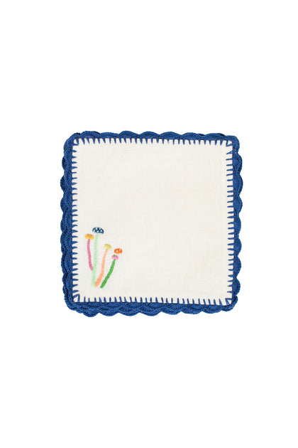 Mushroom Cocktail Napkin, Set of 4