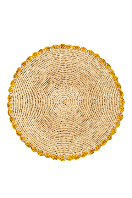 Woven Scalloped Charger