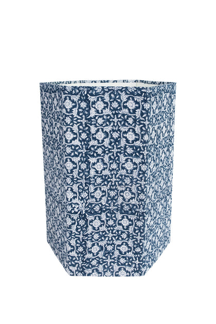 Block Print Waste Basket
