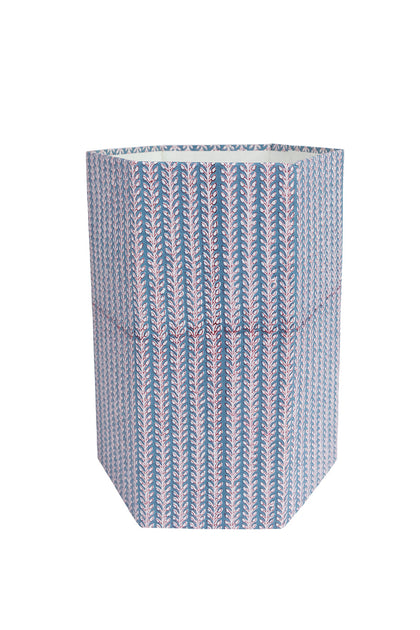 Block Print Waste Basket